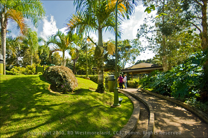 Immaculately Maintained Grounds of Mirador Piedra Degetau Near Aibonito, Puerto Rico