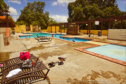 Coamo Springs Pool Area in Puerto Rico