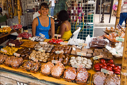 An Artesano Selling Traditional Puerto Rican Homemade Candy in the Plaza of Barranquitas