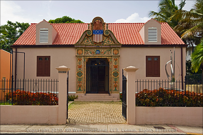 Historic US Customs House in Arroyo, Puerto Rico