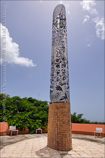 Guayama Totem Pole Dedicated to Puerto Rico's First Woman Governor