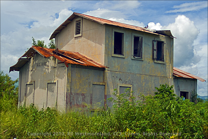Ruins of Small Railroad Depot in Aguirre, Puerto Rico