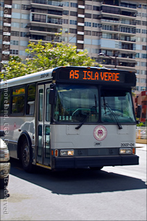A5 Bus in Isla Verde, San Juan, Puerto Rico