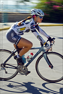 Female Bike Rider in Ponce, Puerto Rico