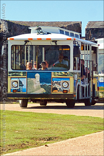 Shuttle Bus at El Morro, Old San Juan, Puerto Rico