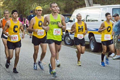 The COAMO Runners During the San Blas Half Marathon in Puerto Rico