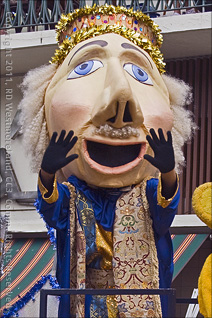 Rey Momo in Carnival Week Parade at Ponce, Puerto Rico