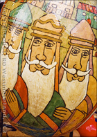 Hand Painted Three Kings Artwork by Artesano