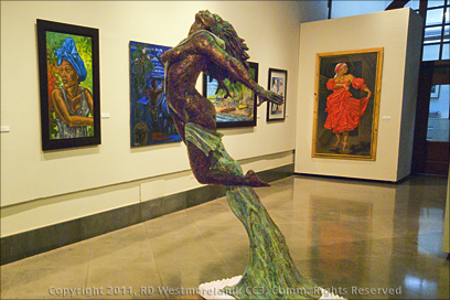 Sculpture by Samuel Lind of Loiza, on Display in Old San Juan, Puerto Rico