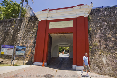 The San Juan Gate of Old San Juan, Puerto Rico