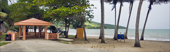 Panoramic View of Facilities at Punta Guayanes Park Near Yabucoa in Puerto Rico