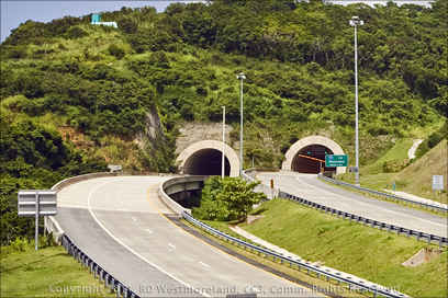 View of Tunnel at the Intersection of Hwy 3 and Highway 53 Outside Maunabo, Puerto Rico