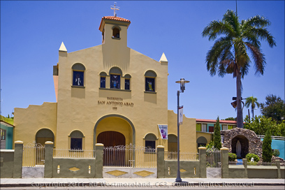 Catholic Church and Shrine, off the Plaza of Guanica, Puerto Rico