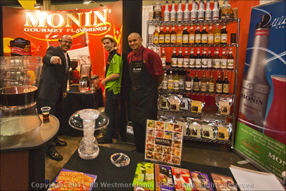 Monin' Display on the Floor of the Second Annual Coffee Expo Held at the San Juan Convention Center in PR