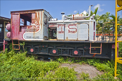 Diesel Engine Used for Passenger Train for Defunct Tren del Sur Railroad in Arroyo, Puerto Rico