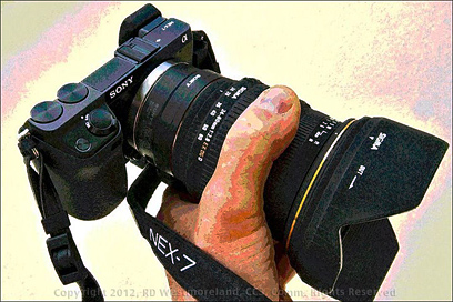 Sony Alpha NEX-7 with Sigma AF 24mm to 60mm Lens