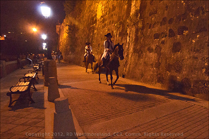 1797 British Reenactment, Spanish Cavalry in Old San Juan