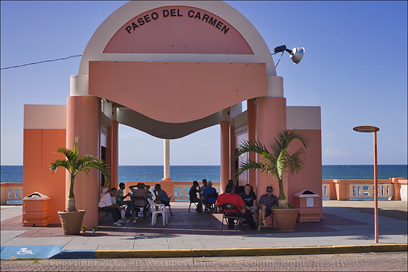 Formal Shelter at Paseo Del Carmen Sea Wall of Hatillo