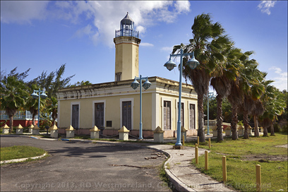 Punta de las Figuras Lighthouse, Front View in Arroyo