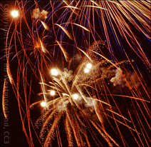 Fireworks Detail Shot to Film