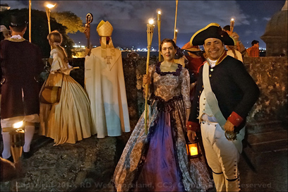 Reenactment of La Rogativa, The great Prayer Procession from the British Siege and Defense of San Juan in 1797