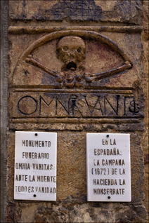 Historic Church, Side Entrance Plaque on the Plaza of Manati