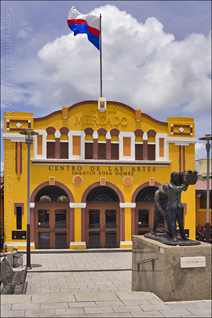 Historic 1925 Mercado, Centro De Las Artes in Manati, Puerto Rico