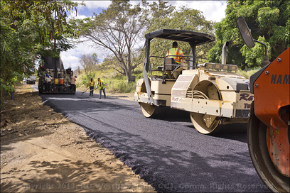 Re-Paving a Section of Highway 150 in Coamo, Puerto Rico