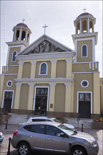 Catholic Church on the Plaza Colón of Mayagüez, Puerto Rico
