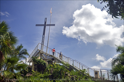 Observation Deck with Cross, El Mirador de Coamo, Puerto Rico