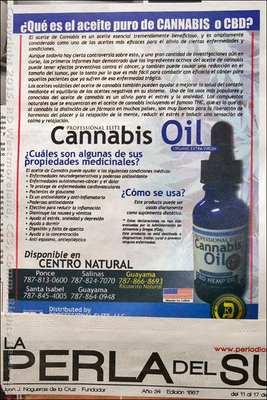 CBD Oil Local Ad in Puerto Rico