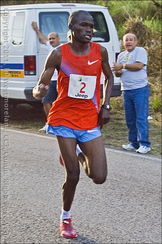 San Blas Marathon 2011 Winner James Kwambai