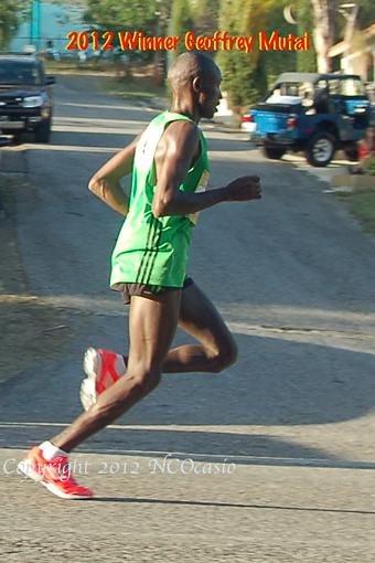 San Blas Marathon 2012 Winner Geoffrey Mutai