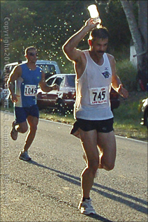 San Blas Marathon Runners Martinez and Morales