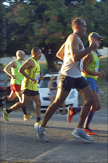 San Blas Marathon Runners Hernandez, Catoni and Zapata