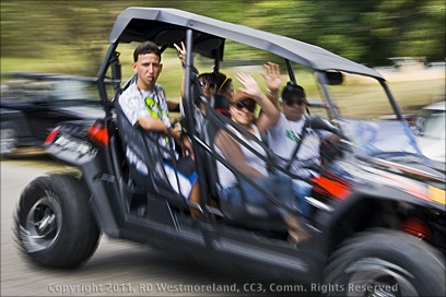 Another Family out in their Jeep