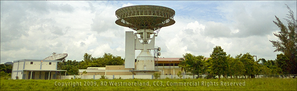 Suspected Echelon Satellite Dish Facility Now Abandoned, Near Cayey, Puerto Rico