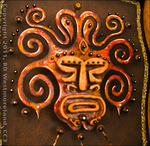 Artesano Artwork Detail at the 42nd Annual Indigenous Festival in Jayuya